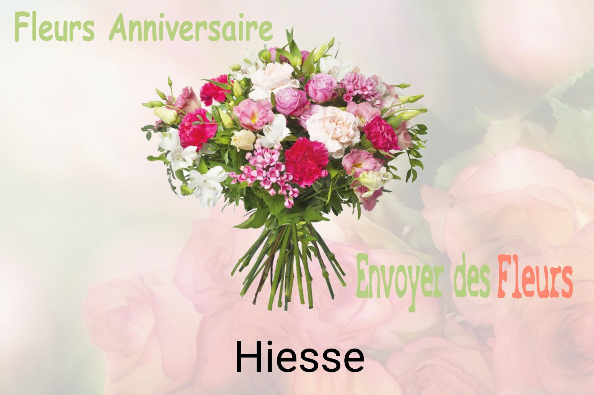 Bouquet de fleurs d’anniversaire livré à Hiesse